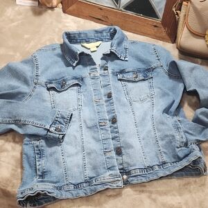 Stylish Light Blue Denim Jacket